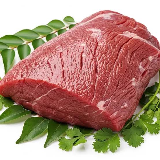 Whole boneless meat cut with fresh herbs